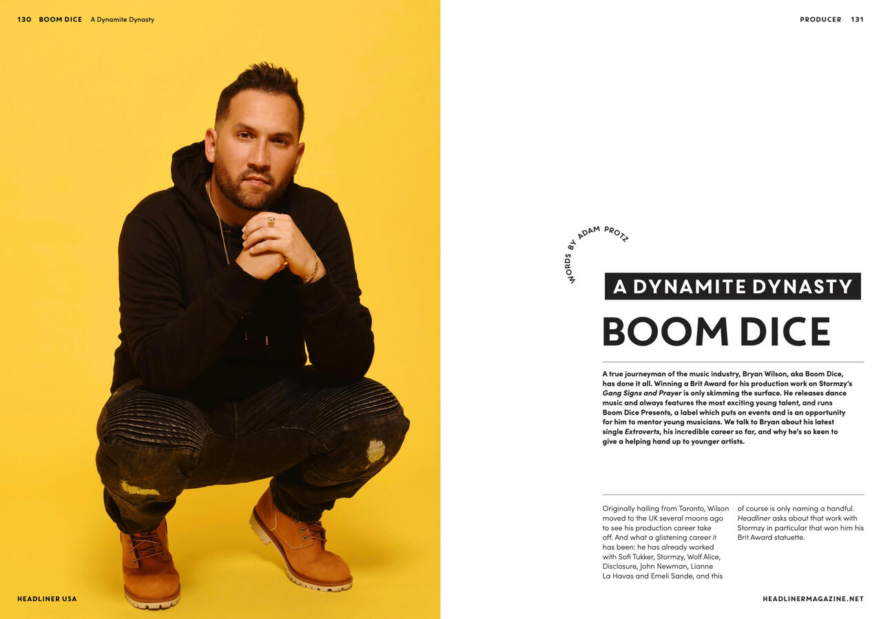 "A DYNAMIC DYNASTY" - BOOM DICE HEADLINER MAGAZINE FEATURE & PODCAST 2022 "A DYNAMIC DYNASTY" - BOOM DICE HEADLINER MAGAZINE FEATURE & PODCAST 2022