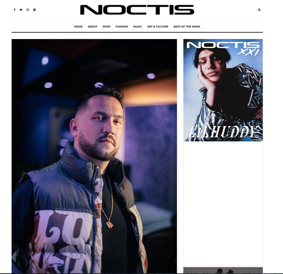 NOCTIS MAGAZINE PUBLISHES "THE MANY TALENTS OF BOOM DICE" Bryan Wilson Noctis Magazine